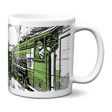Retro Steam Train Mug | Locomotive Model Railway Train Spotting Enthusiast Gift