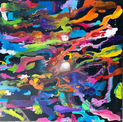Contemporary abstract acrylic - contemporary,