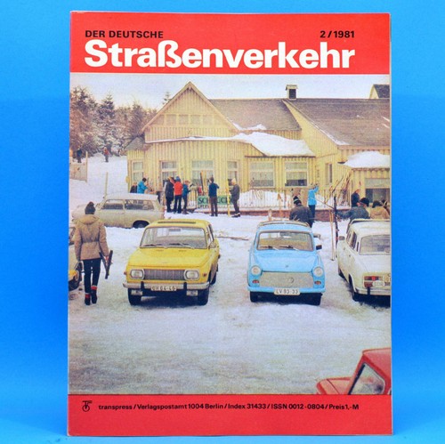 German road traffic 1981 - road,