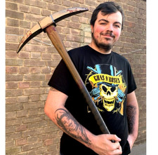 Pick Axe Halloween Weapon Cosplay Fancy Dress Movie Quality Hard Foam Large 49cm