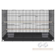 Uimoso 30 inch Bird Cage Metal Large Parakeet Cages for Cockatiels Small Parrot