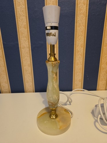 Vintage onyx marble and brass - marble,