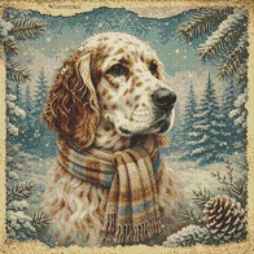 English setter puppy dog - english,