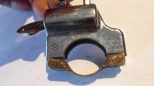 Vintage Classic ORIGINAL MYSTERY  SUZUKI HELMET LOCK WITH ORIGINAL SUZUKI KEY .