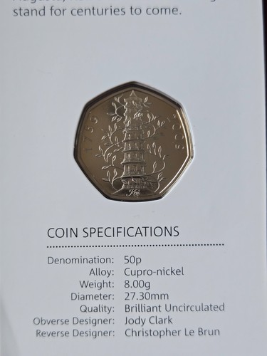 Kew gardens 50p - gardens, genuine