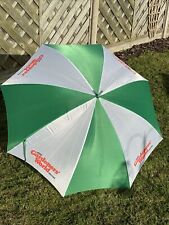 Rare BBC Gardeners World Magazine Large Umbrella Green and White