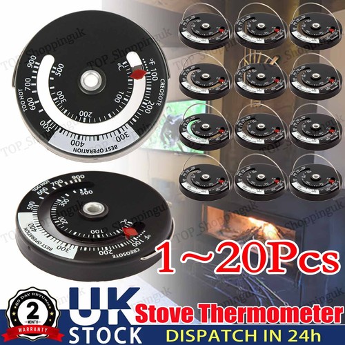Magnetic stove thermometer - magnetic,