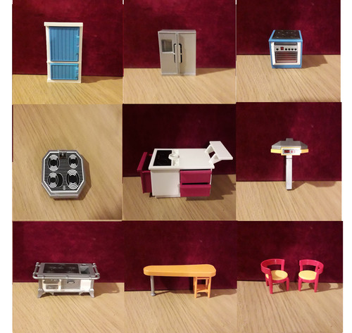 Playmobil kitchen furniture - kitchen, &