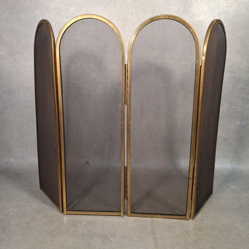 Folding brass fire - brass, 4