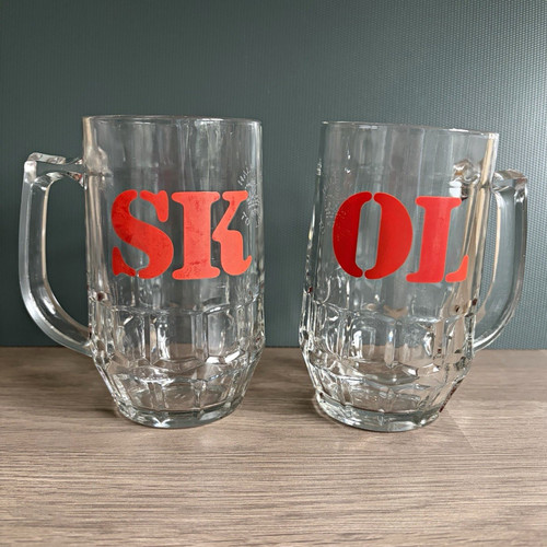 Skol clear glass - clear, lager