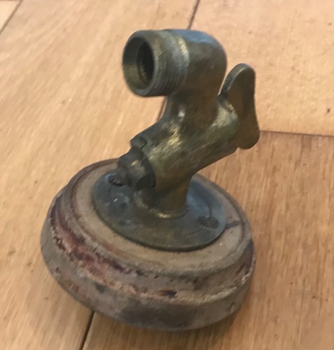 Vintage antique brass wooden - vintage/antique,