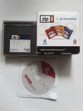 Iomega Zip 100MB Disks 6 Pack New Unused + Mac/PC CD Disk + 3 Used Zip Disks
