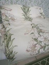 Laura Ashley Huge Country House  Tiger Lily Bespoke Interlined Curtains