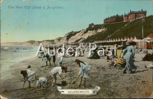 Bournemouth west cliff - cliff, sands