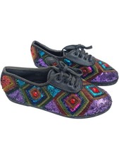 Festive Beaded Sequin Shoes 7