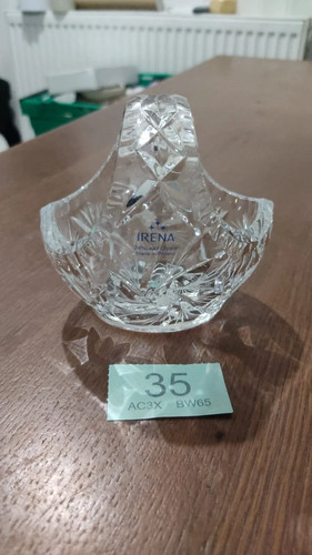 Vintage irena lead glass - irena,