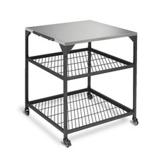 Ooni Modular Table Large Outdoor Pizza Oven Stand Stainless Steel Heavy-Duty