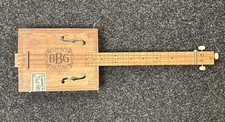 BBG No5 Blues Cigar Box Guitar with 3 Strings