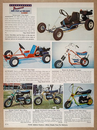 Manco trailcat karts minibikes - manco,