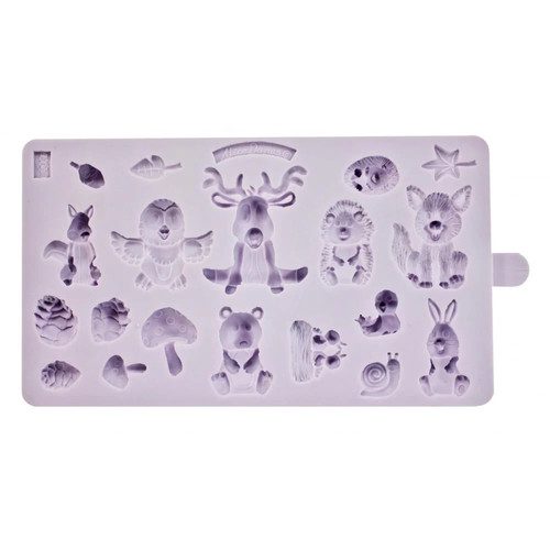 Woodland animals mould - woodland,