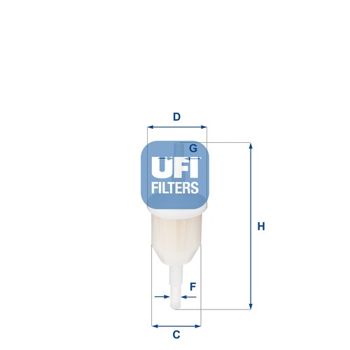 Ufi 009 fuel filter for - ufi,