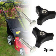 2x Triangle Handle Knob Nut Screw Bolt Replacement Parts For All Type Lawn Mower