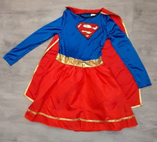 GIRLS AGE 8 9 10 YEARS SUPERGIRL HALLOWEEN FANCY DRESS COSTUME