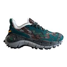 REEBOK ZIG KINETICA II EDGE RUNNING TRAINERS - UK SIZE 8 - CAMO GREEN - FZ5857.