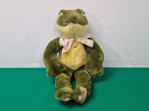 Merrythought frog soft toy - soft,