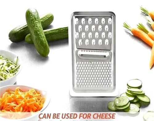 Flat cheese grater stainless - cheese,