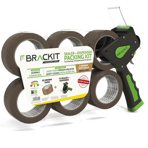 Brackit packing tape with - brackit,