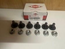 6 x Genuine Kuhn disc mower