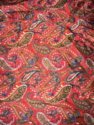 Vintage salvage fabric 1970s - salvage,