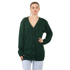 Womens V Neck Cardigan Knitted