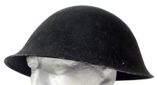 MKIV TURTLE Helmet Real British Army WW2 Office Era Steel Shell Olive Drab VTG