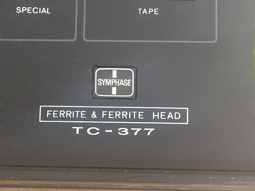 Sony 377 reel - tc-377, front