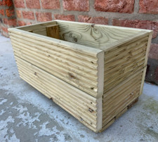 Wooden Garden Planter Decking