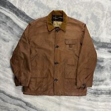 Vintage Chevignon Sport 1990's Brown Size Large Hunting Field Leather Jacket
