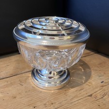 Vintage Crystal Glass Vase