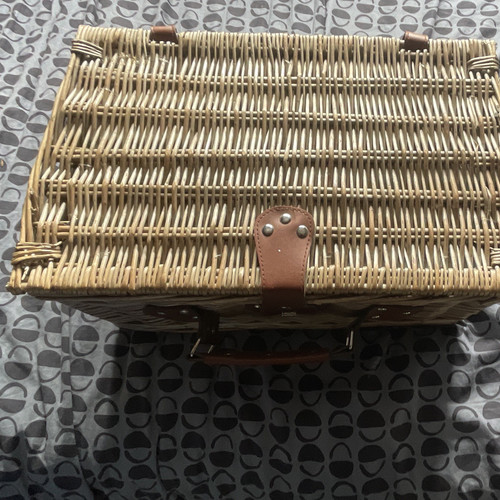 Wicker picnic basket set for - wicker,
