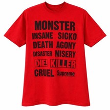 Supreme Monster Tee Red Medium