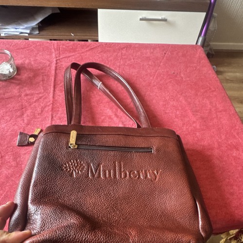Mulberry brown pebbled leather - mulberry,