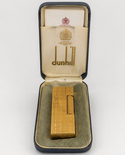 Vintage dunhill rollagas - vintage, gold