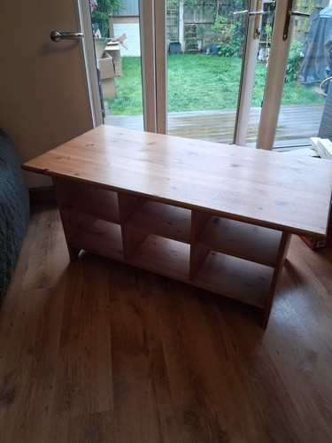 Ikea antique pine coffee - pine, table