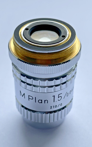 Nikon plan 5x microscope - 1.5x,