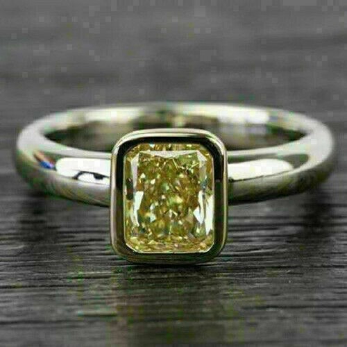 2ct radiant cut yellow citrine - radiant,
