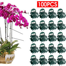 100Pcs Plant Fix Clips Orchid Stem Vine Support Flowers Tied Branch Clamping