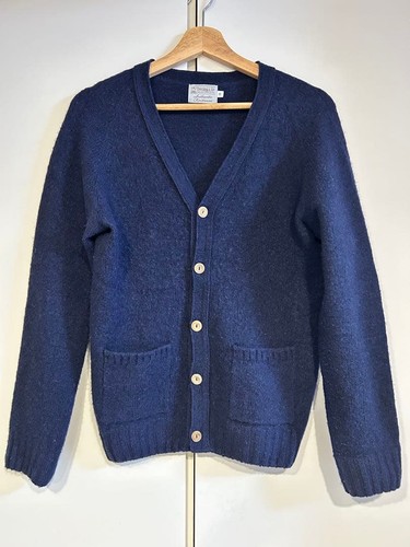 Inverallan hand knit navy wool - inverallan,