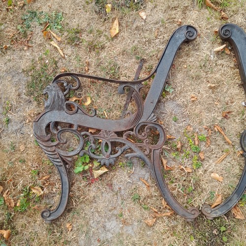 Vintage cast iron garden bench - vintage,
