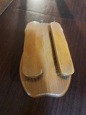 Vintage Wooden Brush Set Wood
